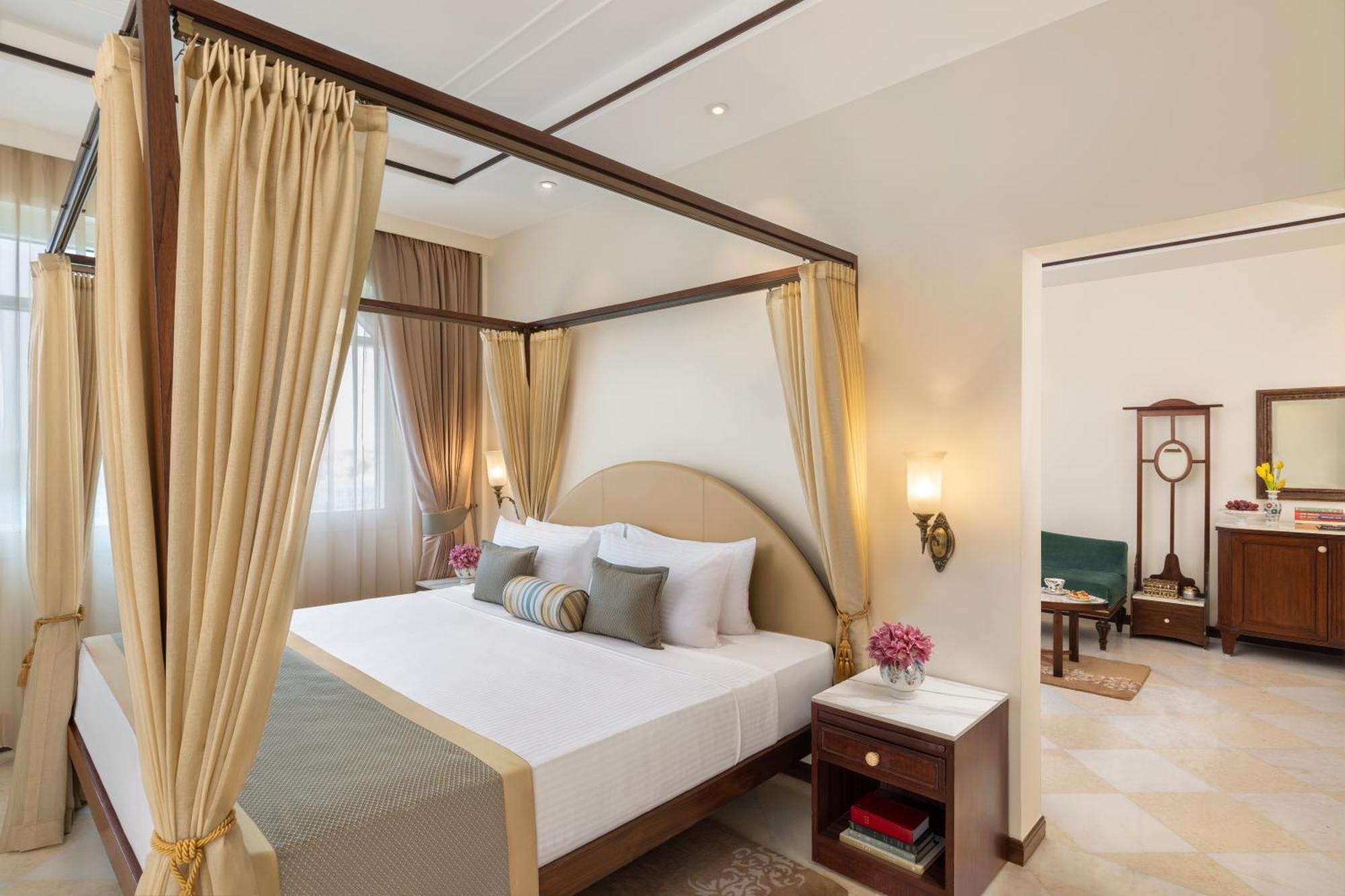 Tajview, Agra-Ihcl Seleqtions Hotel Agra  Kültér fotó A bedroom at the Taj Bengal